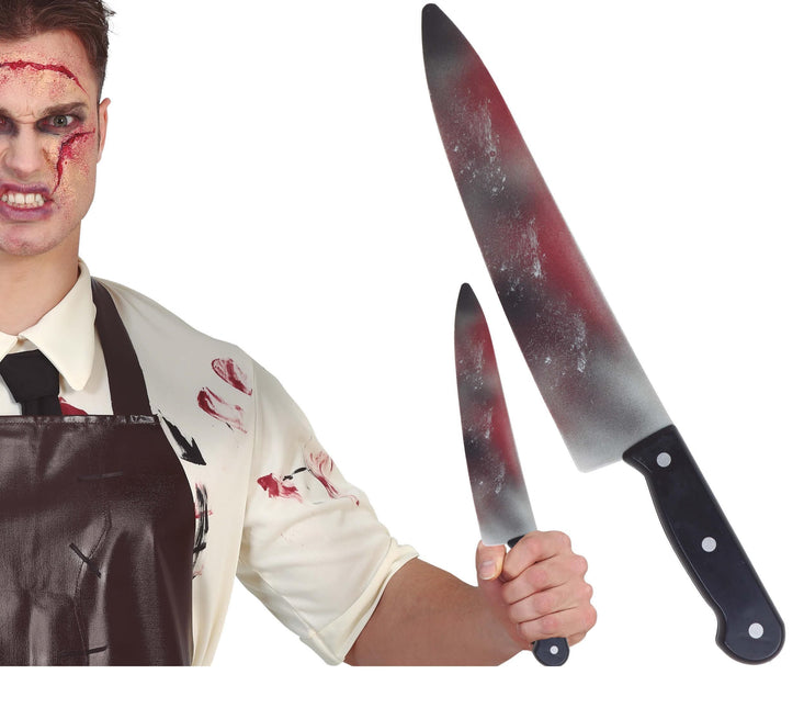 Halloween Cuchillo Falso Sangre 39cm