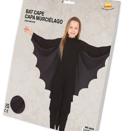 Disfraz Halloween Murciélago Negro Niño