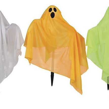 Decoración de jardín de Halloween Fantasma con luz 90cm