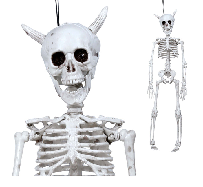 Halloween Decoración Colgante Diablo Esqueleto 40cm