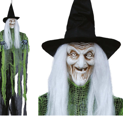 Halloween Decoración Colgante Bruja 1m