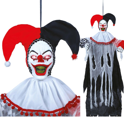Halloween Decoración Colgante Payaso 1,2m