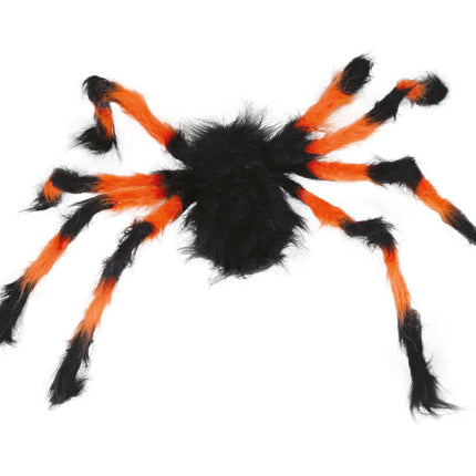 Araña Falsa Negra Naranja 75cm