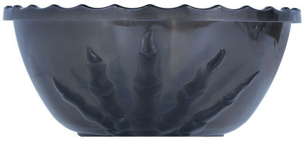 Decoración de Mesa de Halloween Negra Esqueleto Tazón de Mano