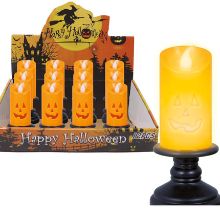 Decoración de mesa de Halloween Calabaza 12,5cm