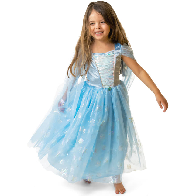 <tc>Folat</tc> Vestido Princesa Copo de Nieve Niña