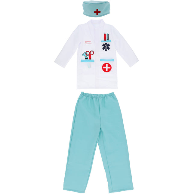 <tc>Folat</tc> Traje de Doctor con Operación Sombrero Niño