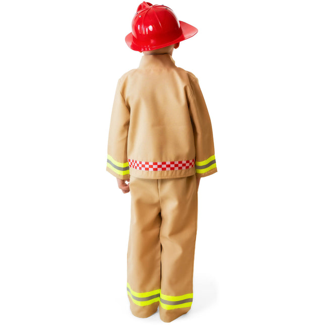 <tc>Folat</tc> Traje de bombero con casco Niño