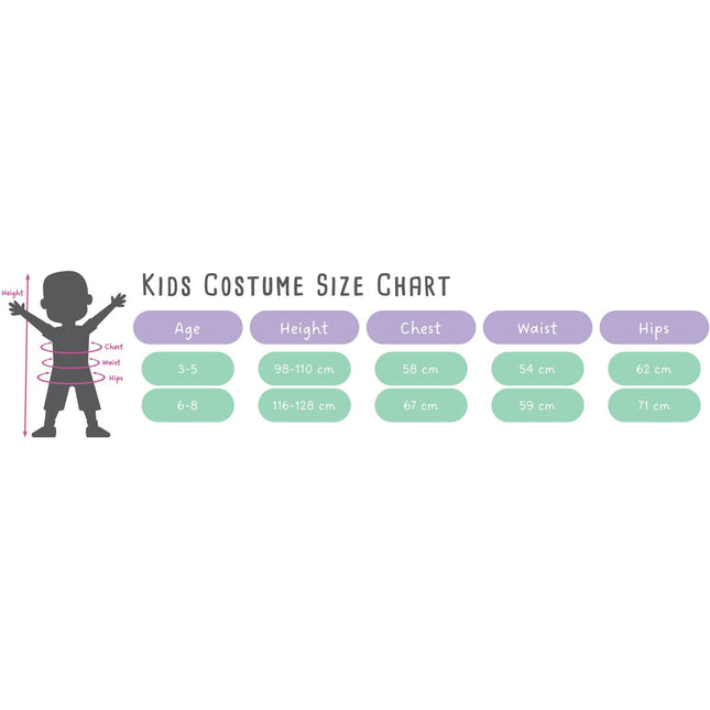 <tc>Folat</tc> Vestido de hada para niña con alas