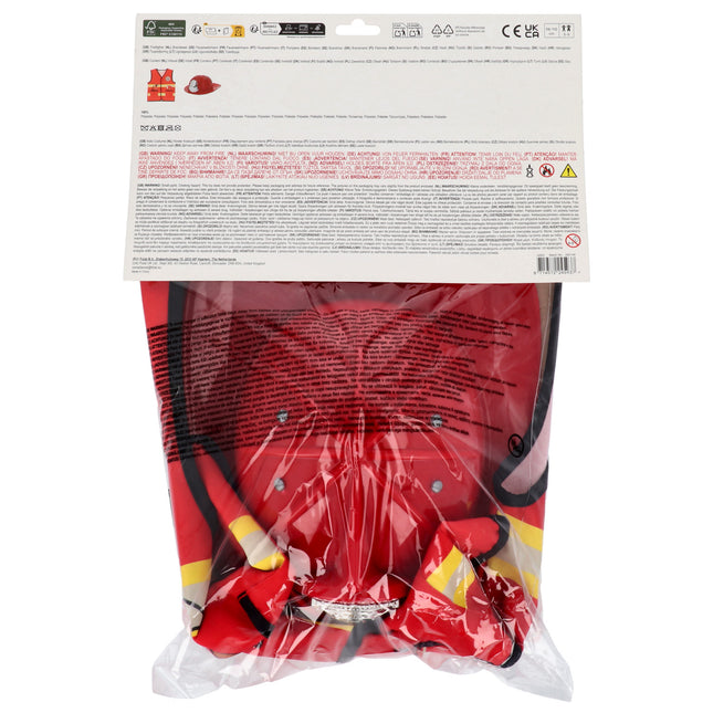 <tc>Folat</tc> Disfraz de bombero Rojo Niño
