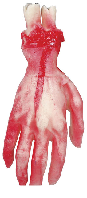 Mano de confeti para la mesa de Halloween