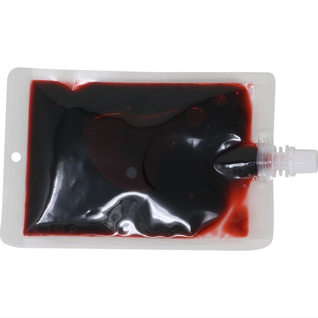 Decoración de mesa de Halloween Bolsa de sangre falsa
