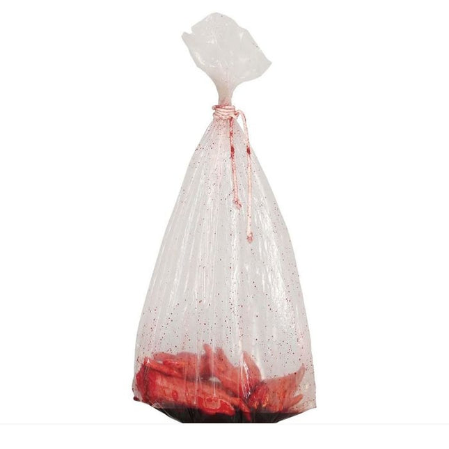 Decoración de mesa de Halloween Bolsa de sangre falsa