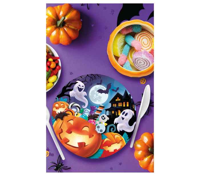 Platos de Halloween Calabazas 23cm