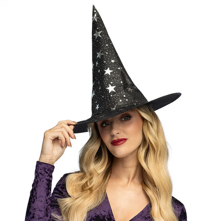Sombrero de bruja negro Sylvara