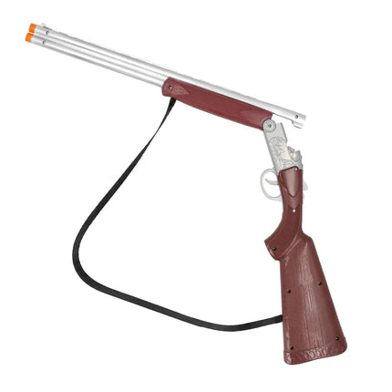 Zilveren Nep Pistool Ranger 68cm