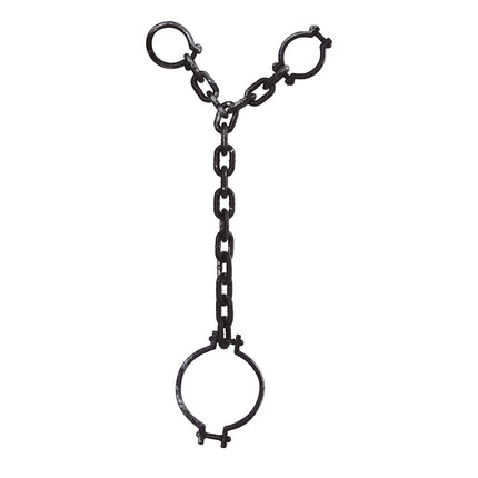 Esposas y cadena para el cuello 1,1 m