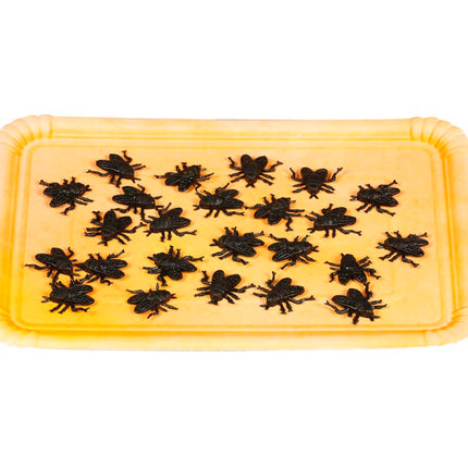 Moscas falsas 2cm 24uds