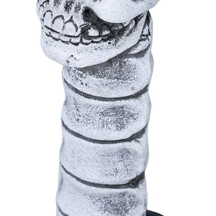 Portavelas Halloween Calavera 17cm