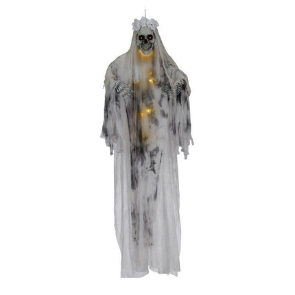 Muñeca de Halloween Esqueleto Novia 1,8m