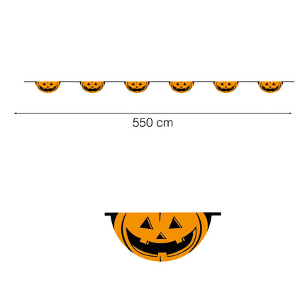 Calabaza de Halloween Flagline