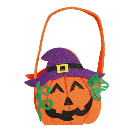 Cubo de caramelos de Halloween Calabaza