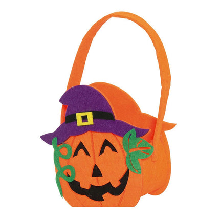 Cubo de caramelos de Halloween Calabaza