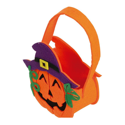 Cubo de caramelos de Halloween Calabaza