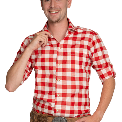 Blusa Oktoberfest Rojo Blanco