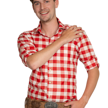 Blusa Oktoberfest Rojo Blanco