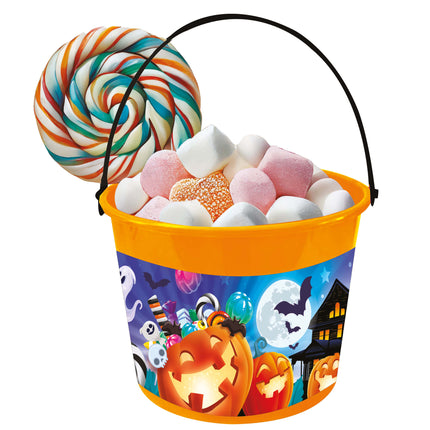 Cubo de Halloween para caramelos