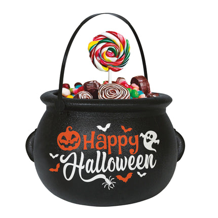 Caldero de Brujas Feliz Halloween 16cm