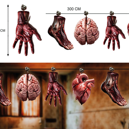Órganos de la guirnalda de Halloween 3m