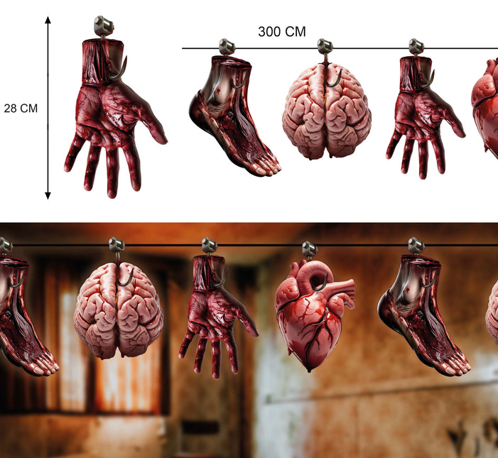 Órganos de la guirnalda de Halloween 3m