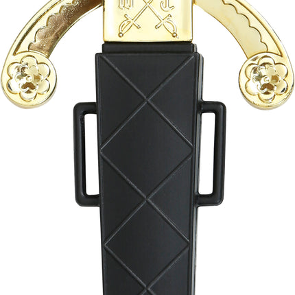 Espada Falsa Oro Plata 26cm