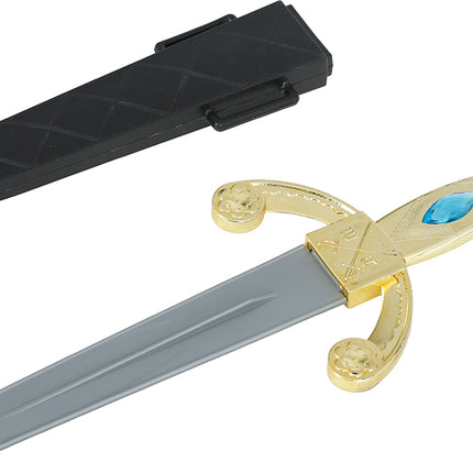 Espada Falsa Oro Plata 26cm