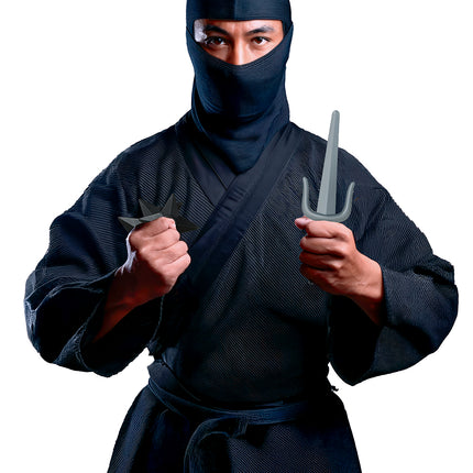set ninja 5 piezas negro