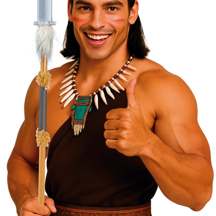 Lanza indígena desmontable de 120 cm