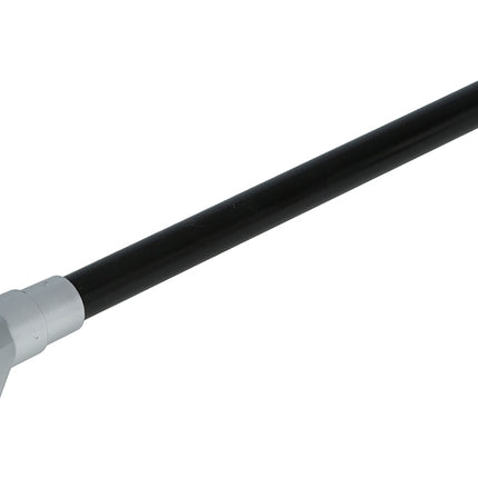 Bastón Plata Negra Pomo Diamante 85cm