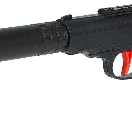 Pistola con silenciador 29 cm