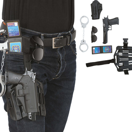 Juego de disfraces de policía 6 piezas