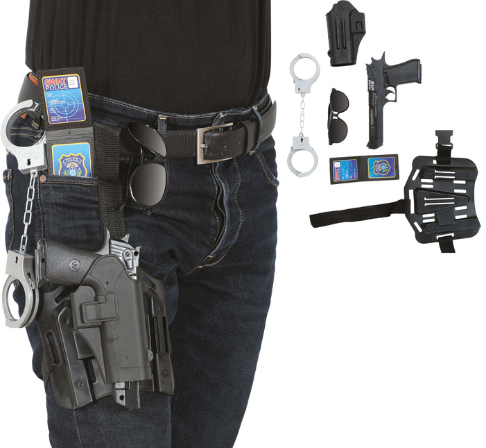 Juego de disfraces de policía 6 piezas