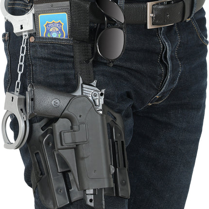 Juego de disfraces de policía 6 piezas