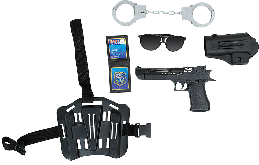Juego de disfraces de policía 6 piezas