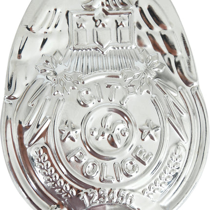 Insignia de Policía Plata 7cm