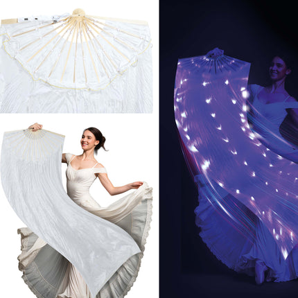 Ventilador blanco con led multifunción 75x150 cm