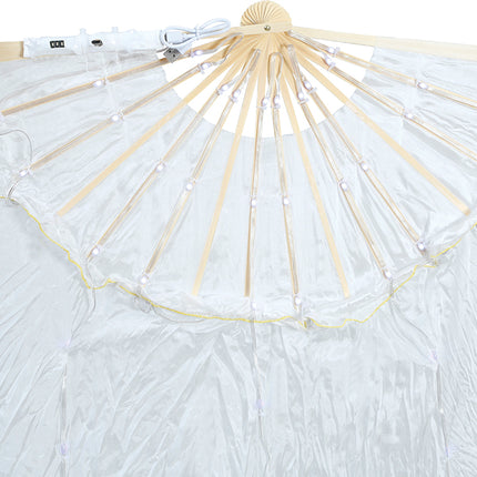 Ventilador blanco con led multifunción 75x150 cm