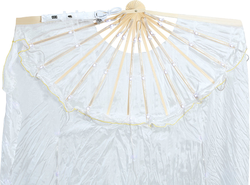 Ventilador blanco con led multifunción 75x150 cm