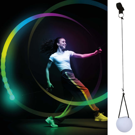 Pelota De Baile Multicolor Con Led 7 cm