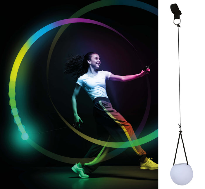 Pelota De Baile Multicolor Con Led 7 cm